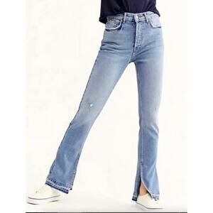 Free People Light Blue flare Leg Jeans